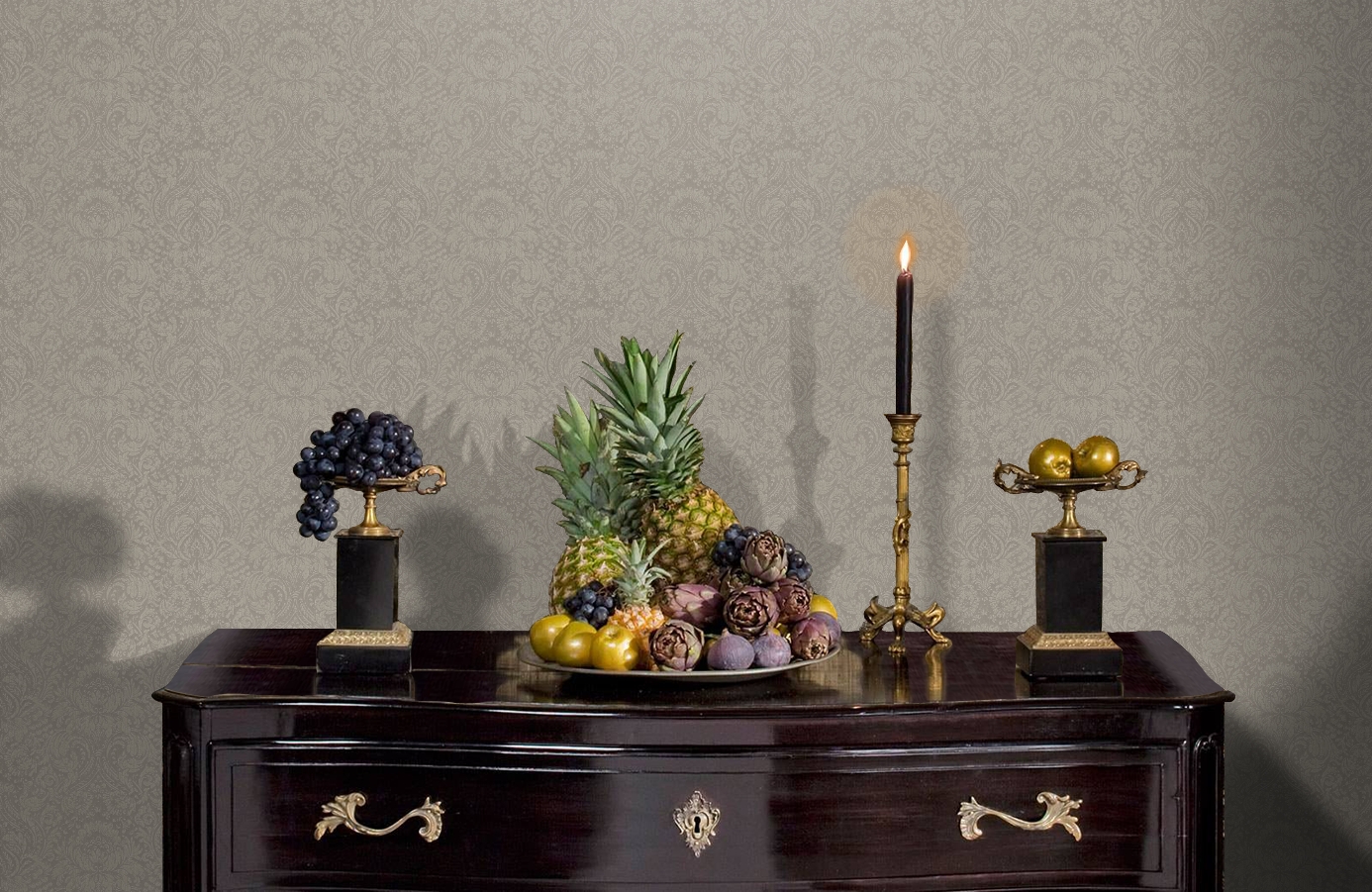 Обои 2668-28 фото в интерьере гостиной