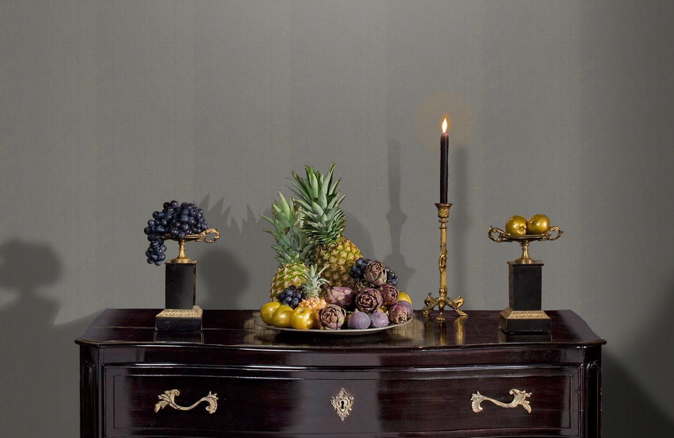 Обои 2904-58 фото в интерьере гостиной