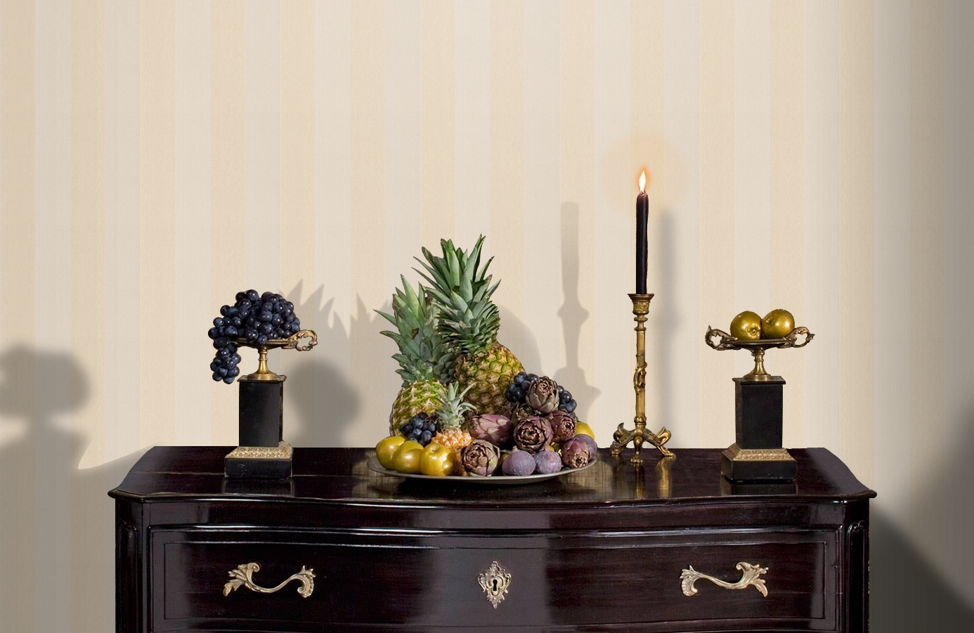 Обои 2907-79 фото в интерьере гостиной