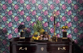 Обои 300110 фото в интерьере гостиной превью