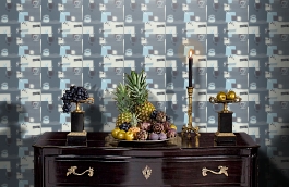 Обои 30089-1 фото в интерьере гостиной превью