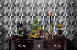 Обои 30395-2 фото в интерьере гостиной превью