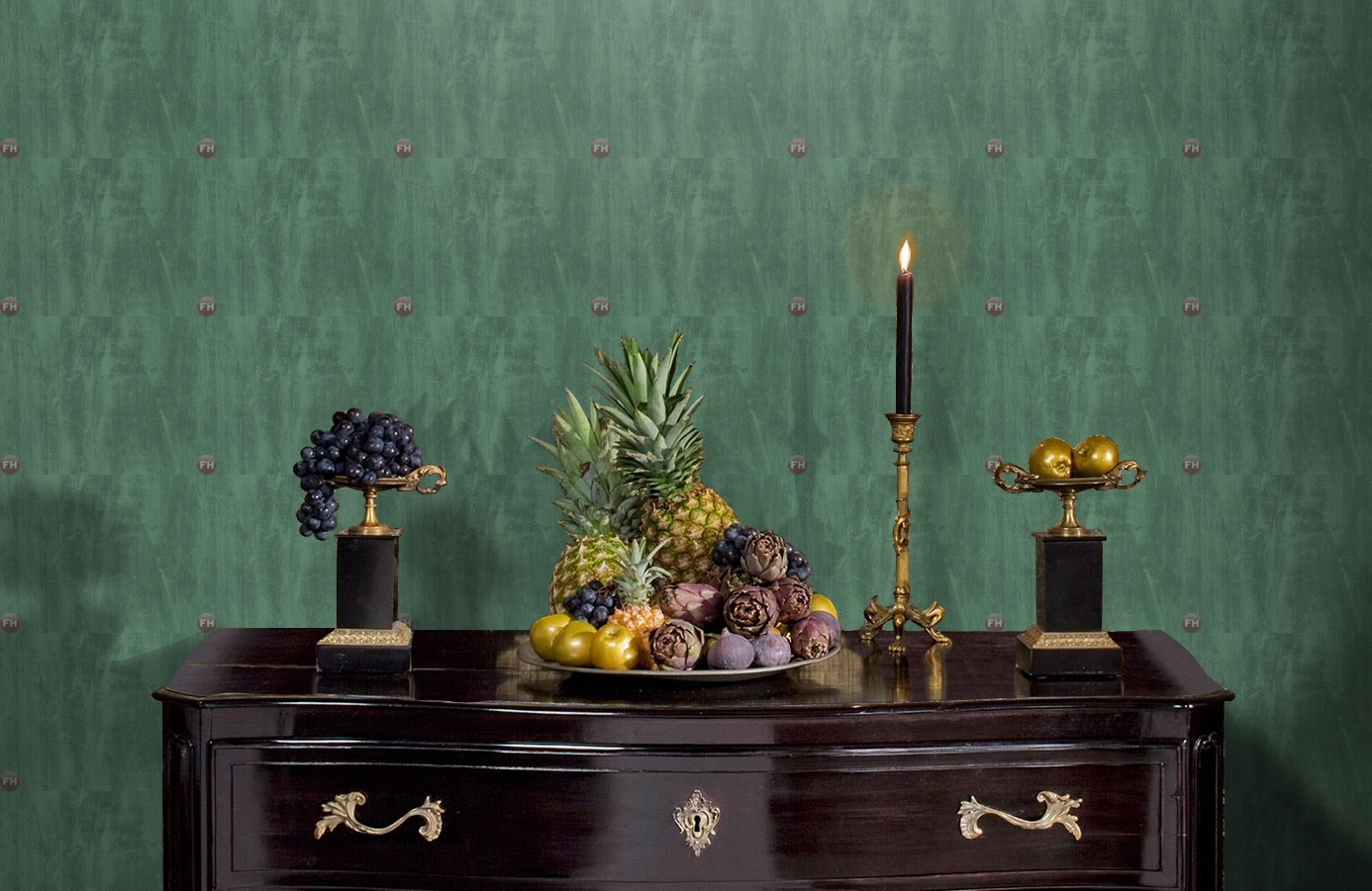 Обои 30466-2 фото в интерьере гостиной