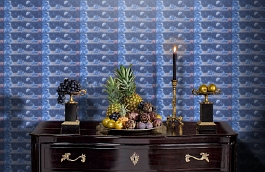 Обои 30490-1 фото в интерьере гостиной превью