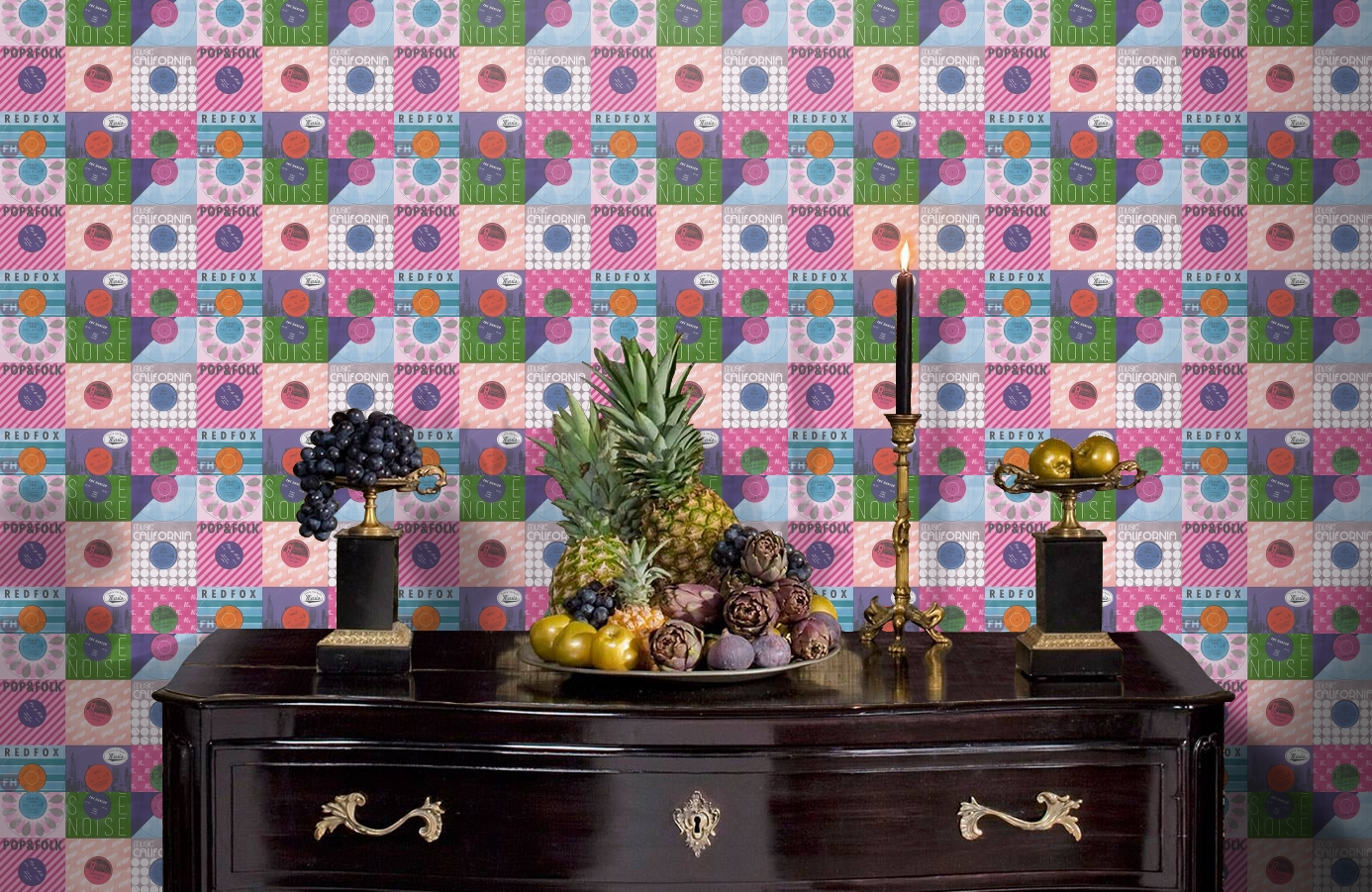 Обои 30596-1 фото в интерьере гостиной