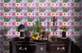 Обои 30596-1 фото в интерьере гостиной превью