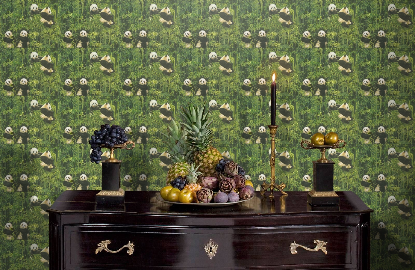 Обои 33635-1 фото в интерьере гостиной