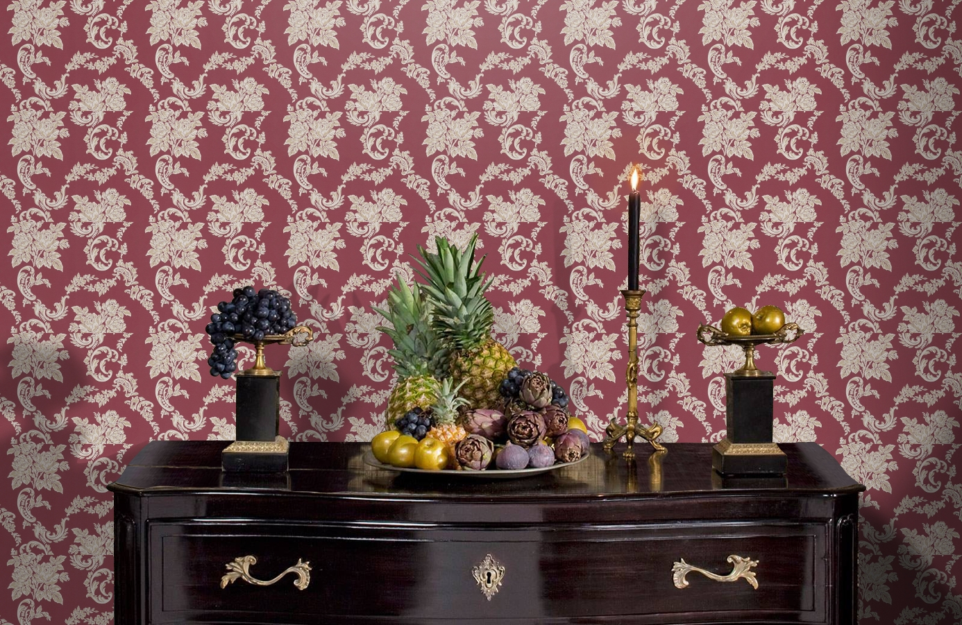 Обои 33867-4 фото в интерьере гостиной