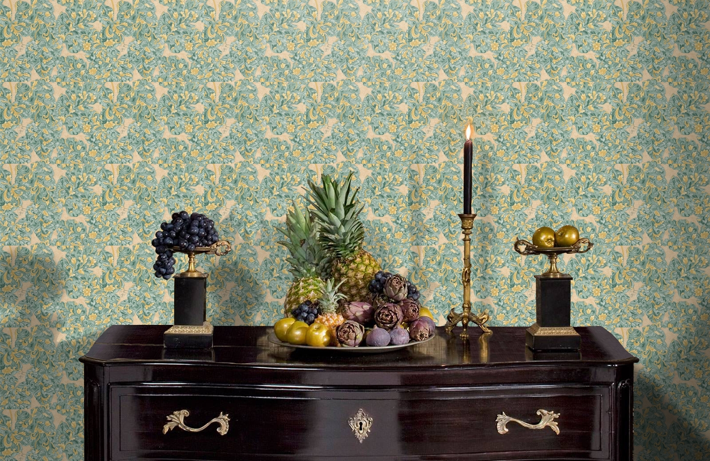 Обои 33869-1 фото в интерьере гостиной Обои 33869-1 фото в интерьере гостиной