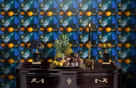 Обои 34066-1 фото в интерьере гостиной превью