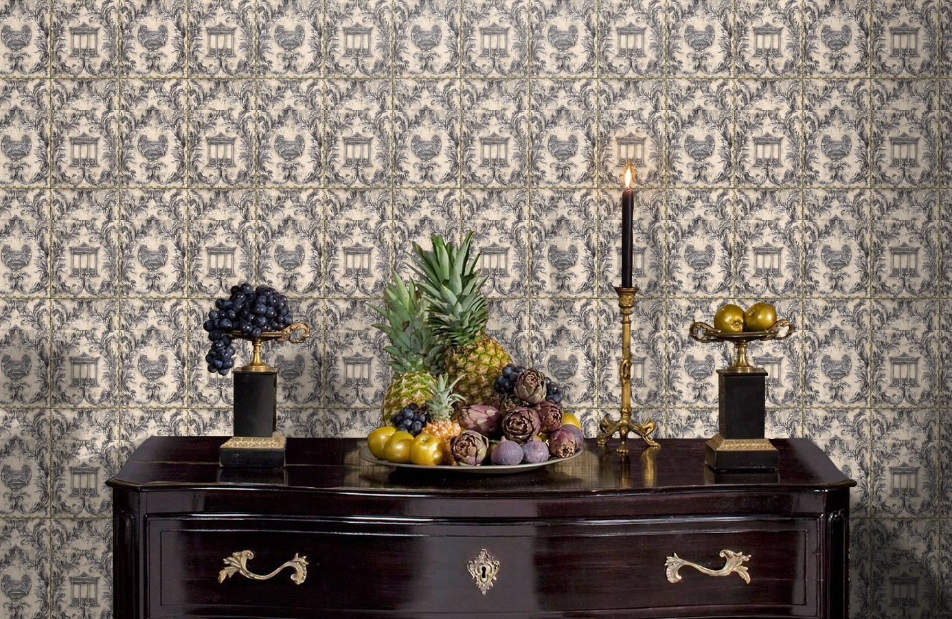 Обои 34086-2 фото в интерьере гостиной Обои 34086-2 фото в интерьере гостиной