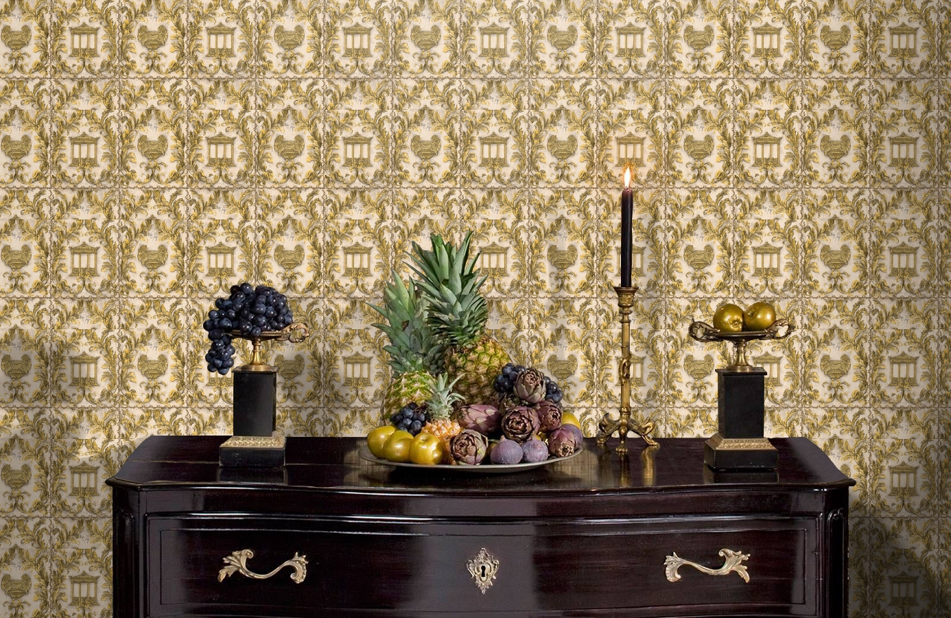 Обои 34086-4 фото в интерьере гостиной Обои 34086-4 фото в интерьере гостиной