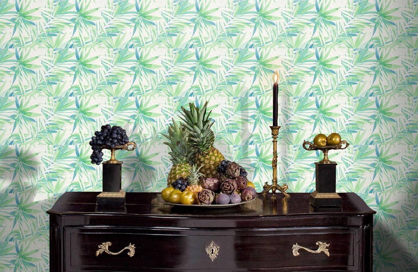 Обои 34125-1 фото в интерьере гостиной