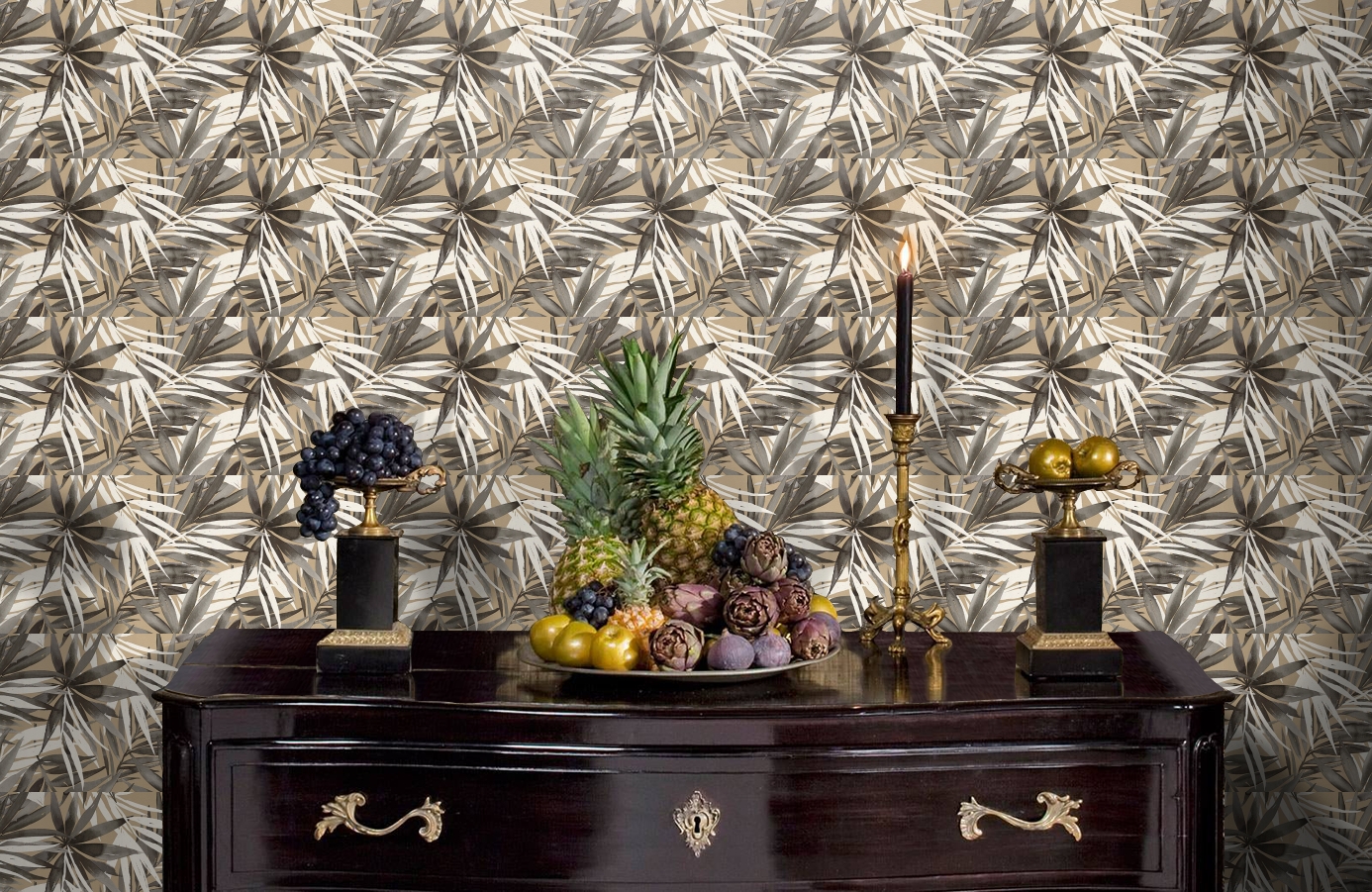 Обои 34125-4 фото в интерьере гостиной