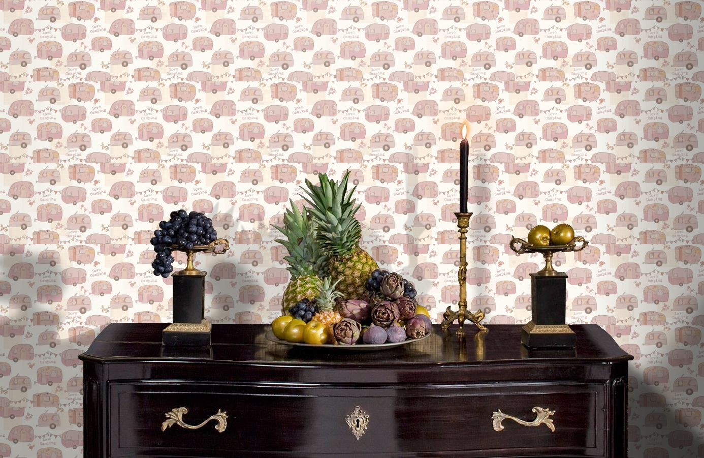 Обои 34345-1 фото в интерьере гостиной