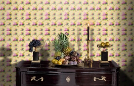 Обои 34508-1 фото в интерьере гостиной превью