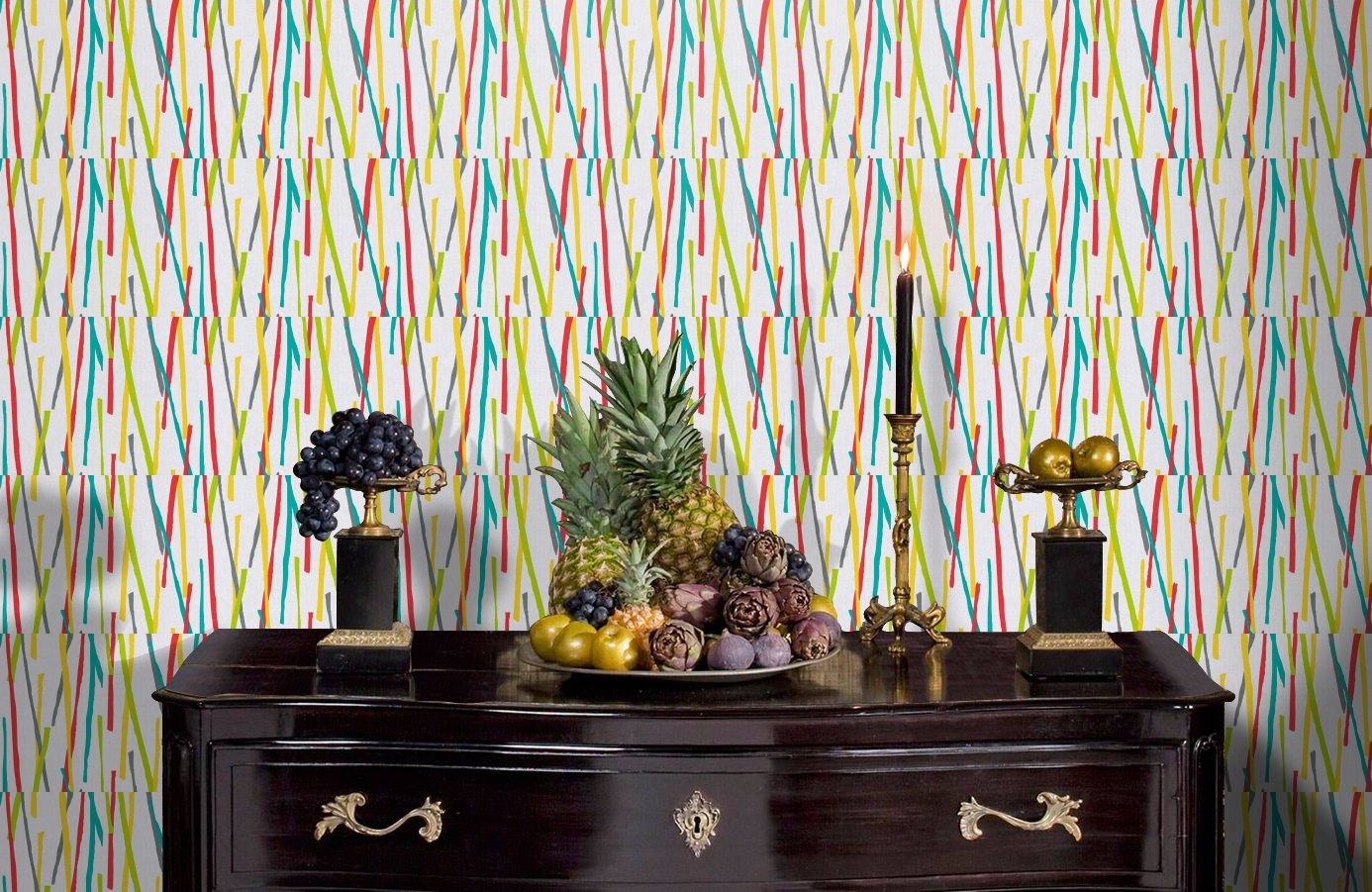 Обои 355992 фото в интерьере гостиной