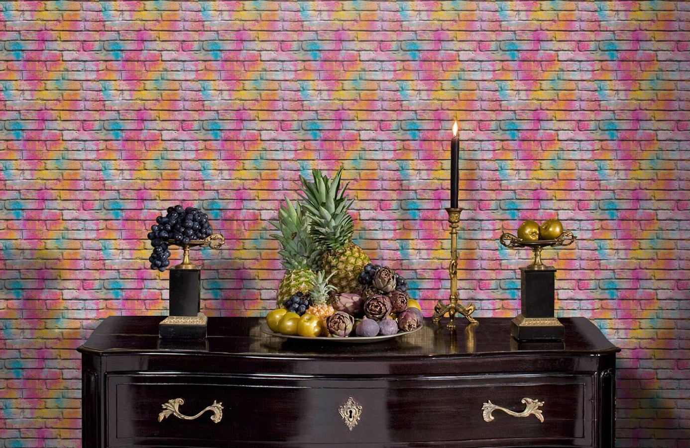 Обои 36100-1 фото в интерьере гостиной