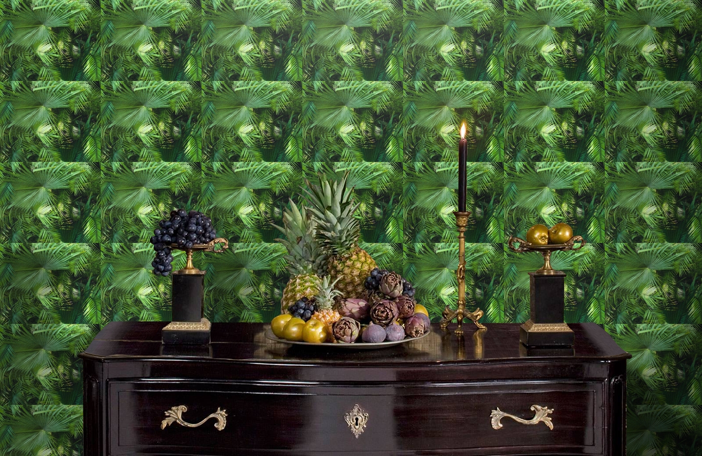 Обои 362001 фото в интерьере гостиной