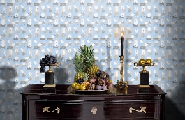 Обои 36755-1 фото в интерьере гостиной превью