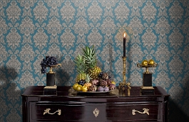 Обои 36898-5 фото в интерьере гостиной превью