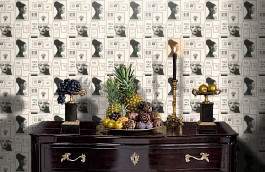 Обои 36918-3 фото в интерьере гостиной превью