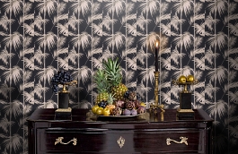 Обои 36919-1 фото в интерьере гостиной превью