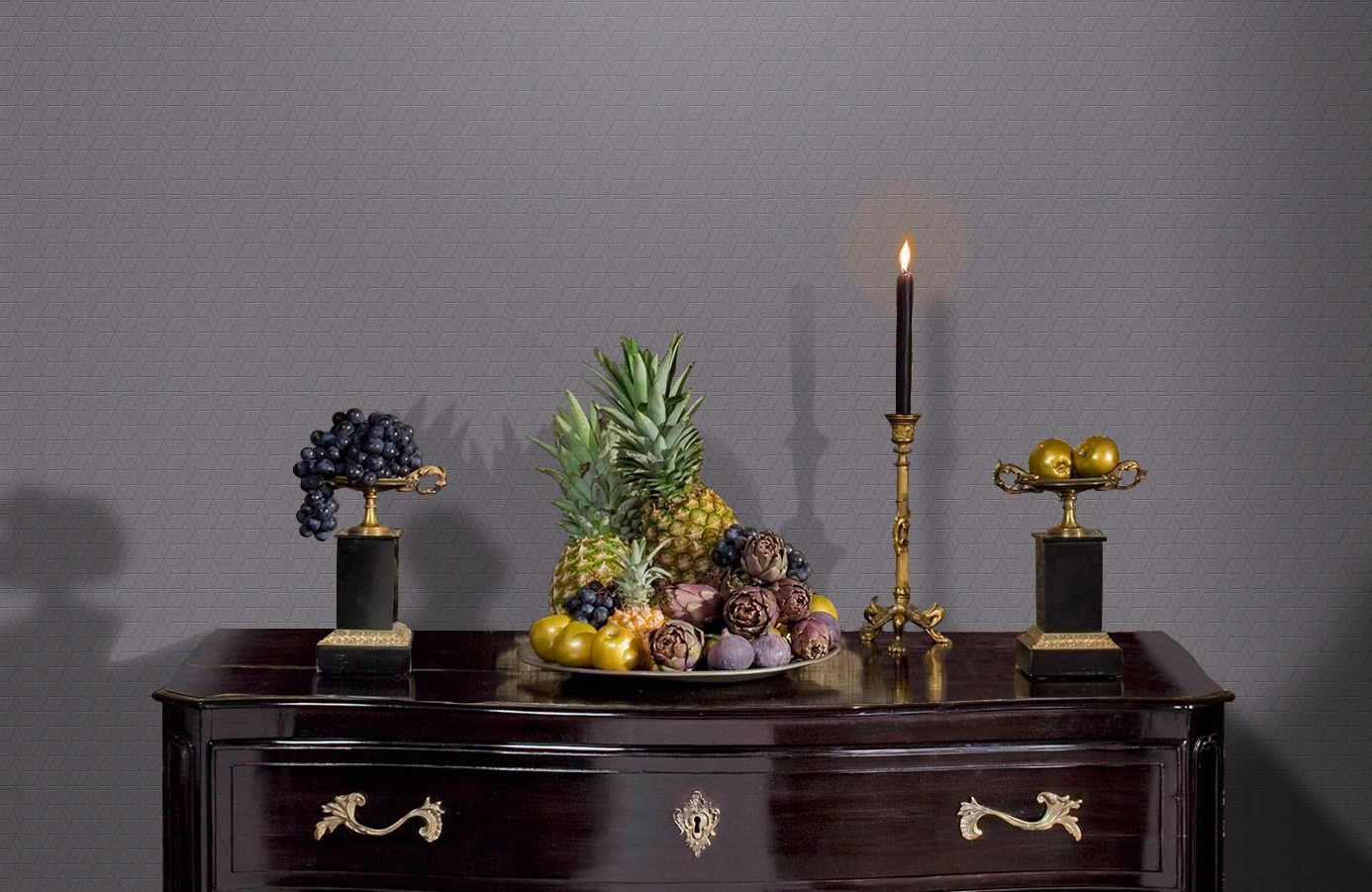 Обои 36920-2 фото в интерьере гостиной