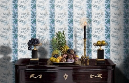 Обои 36986-2 фото в интерьере гостиной превью