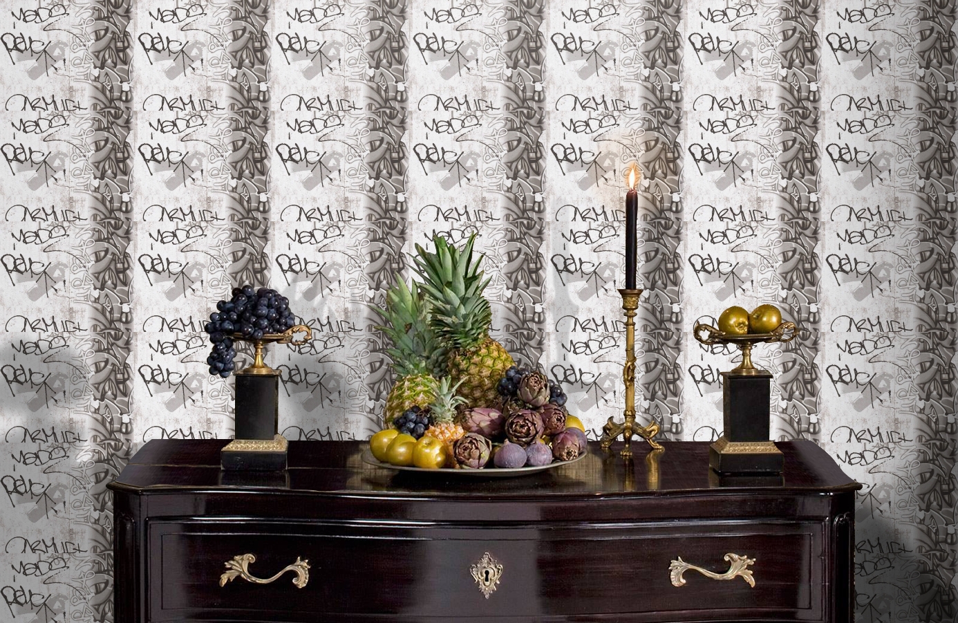 Обои 36986-3 фото в интерьере гостиной