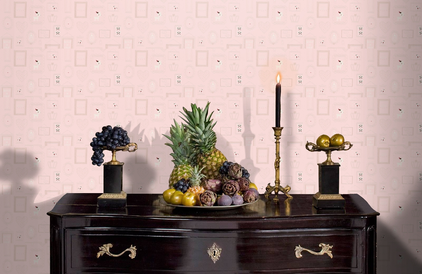 Обои 36991-2 фото в интерьере гостиной