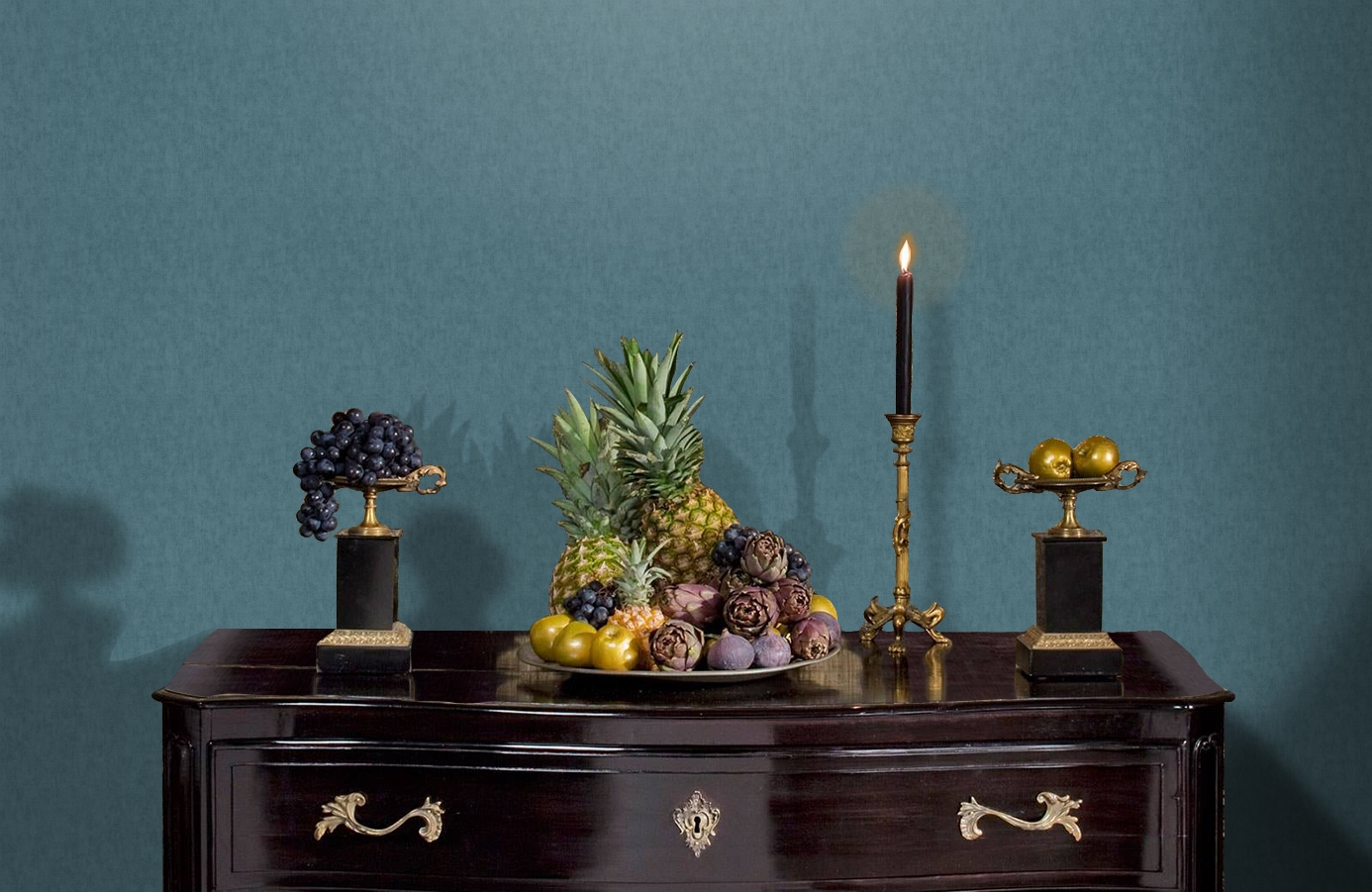 Обои 37536-3 фото в интерьере гостиной