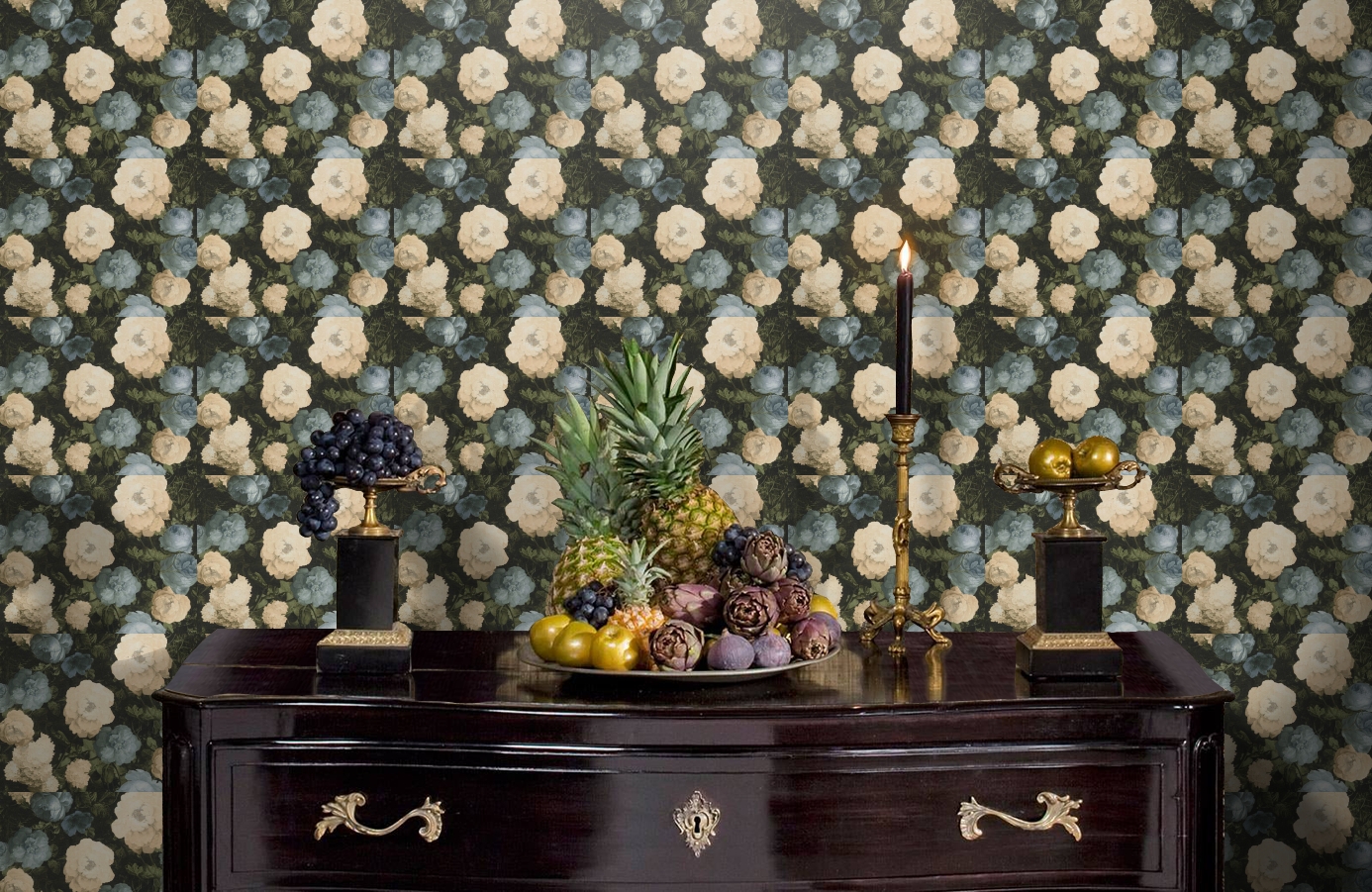 Обои 37650-2 фото в интерьере гостиной