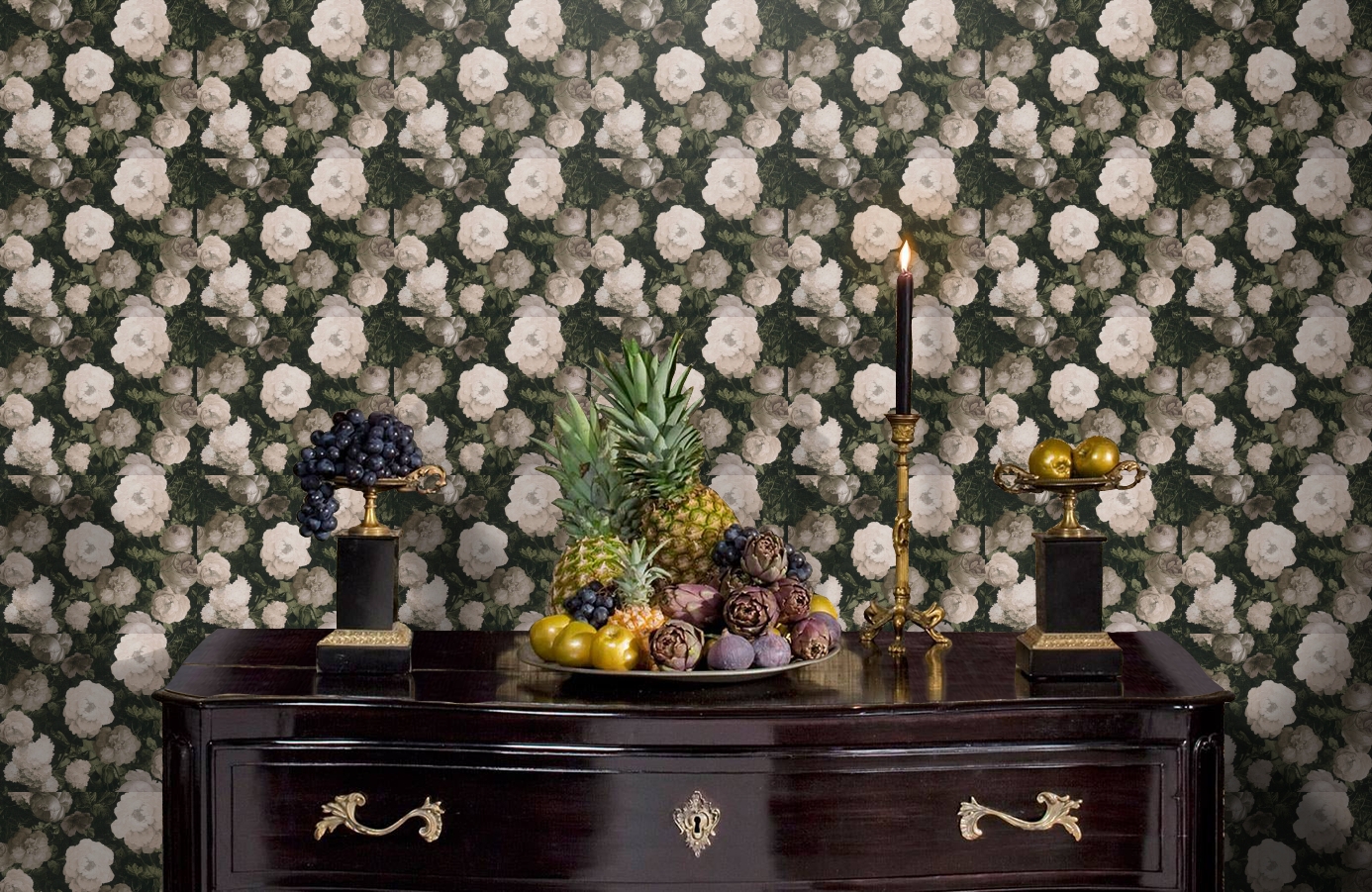 Обои 37650-3 фото в интерьере гостиной