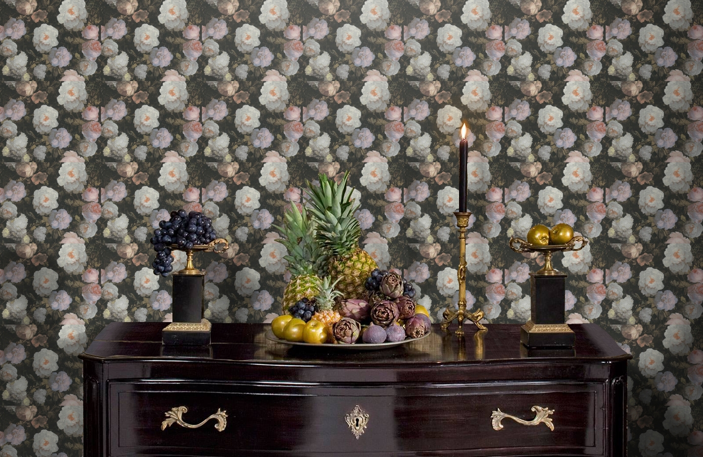 Обои 37650-5 фото в интерьере гостиной