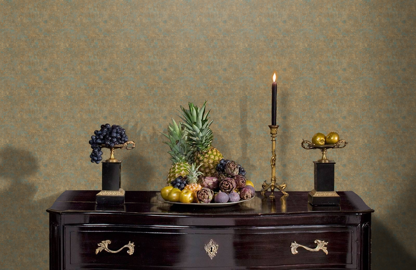 Обои 37655-9 фото в интерьере гостиной