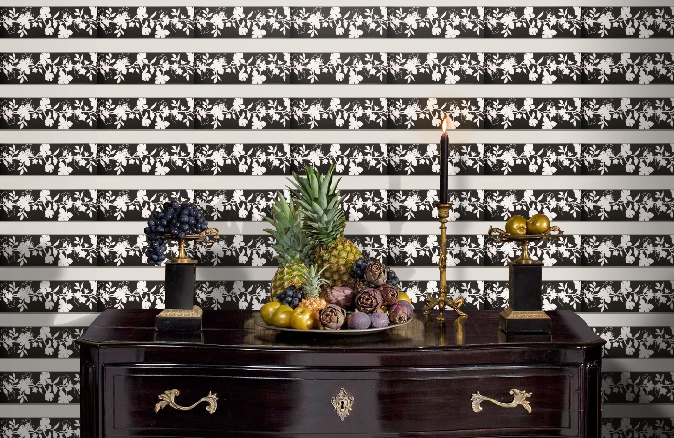 Обои 5510-16 фото в интерьере гостиной