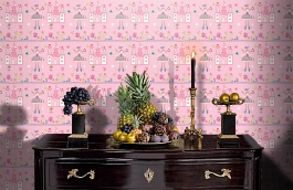 Обои 618001 фото в интерьере гостиной превью