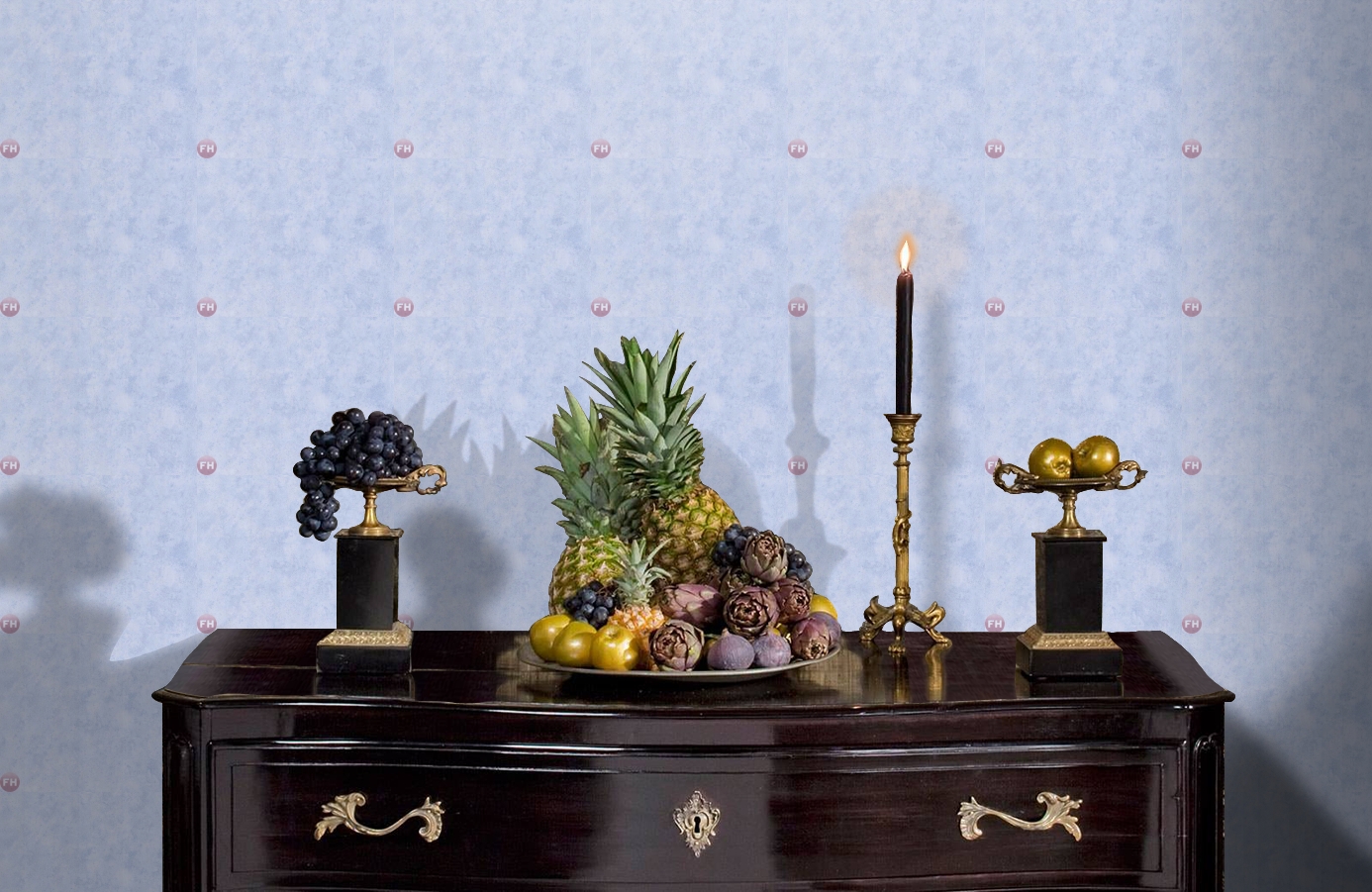 Обои 7587-81 фото в интерьере гостиной