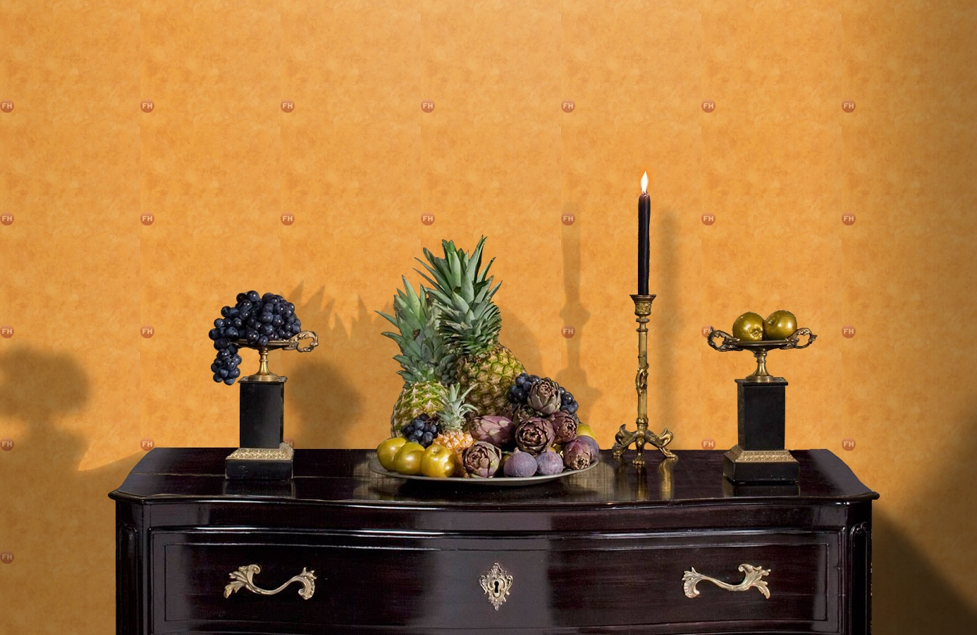 Обои 7588-28 фото в интерьере гостиной