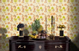 Обои 93555-2 фото в интерьере гостиной превью