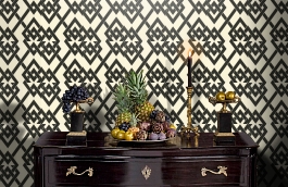 Обои 93936-1 фото в интерьере гостиной превью