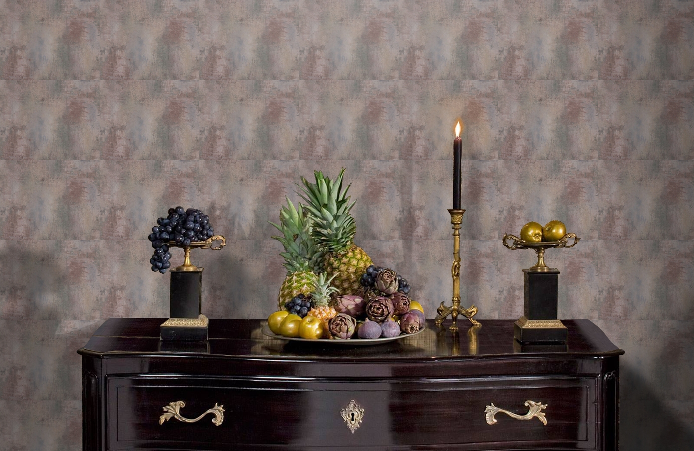 Обои 95391-1 фото в интерьере гостиной