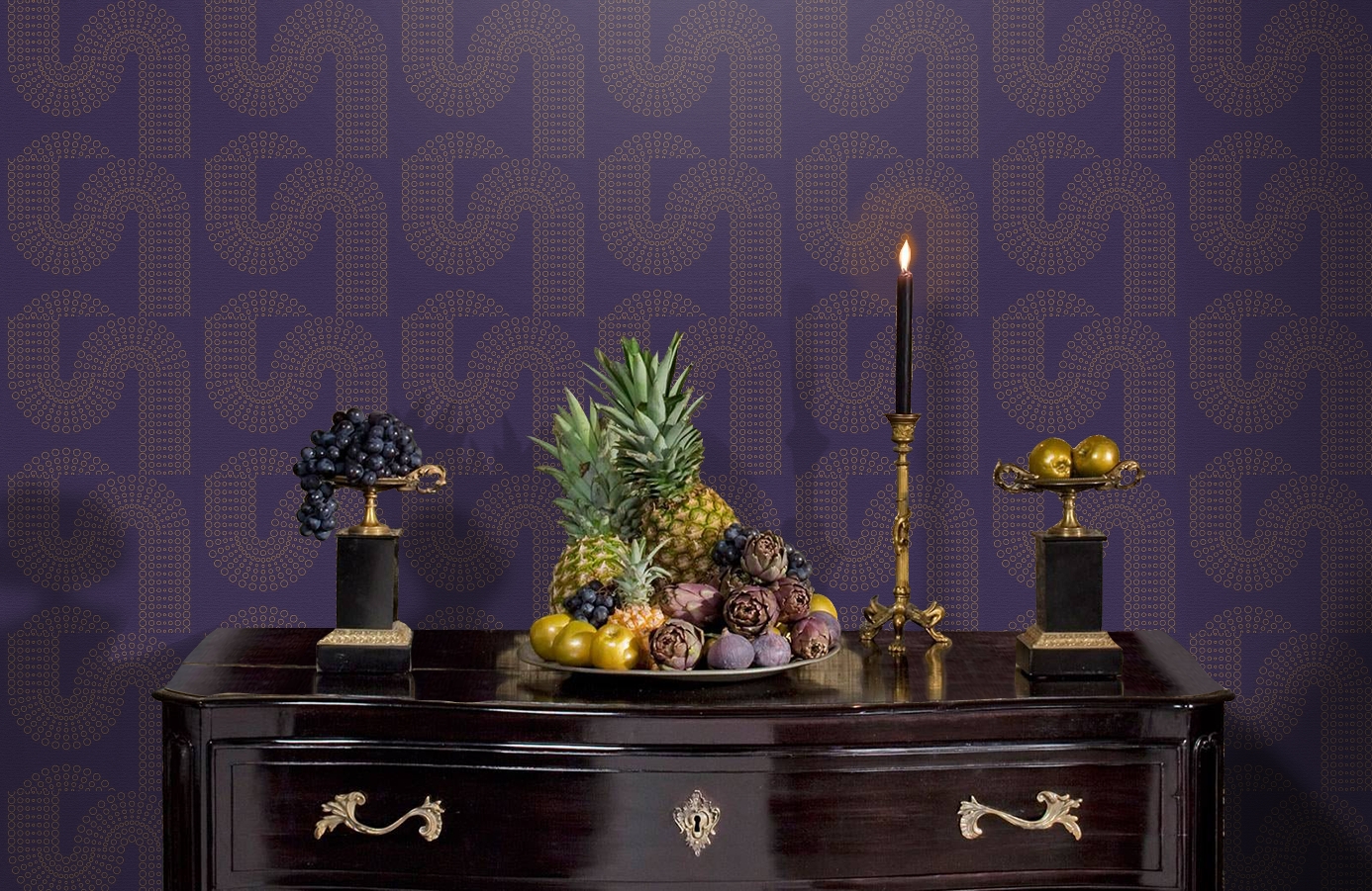 Обои 95653-3 фото в интерьере гостиной