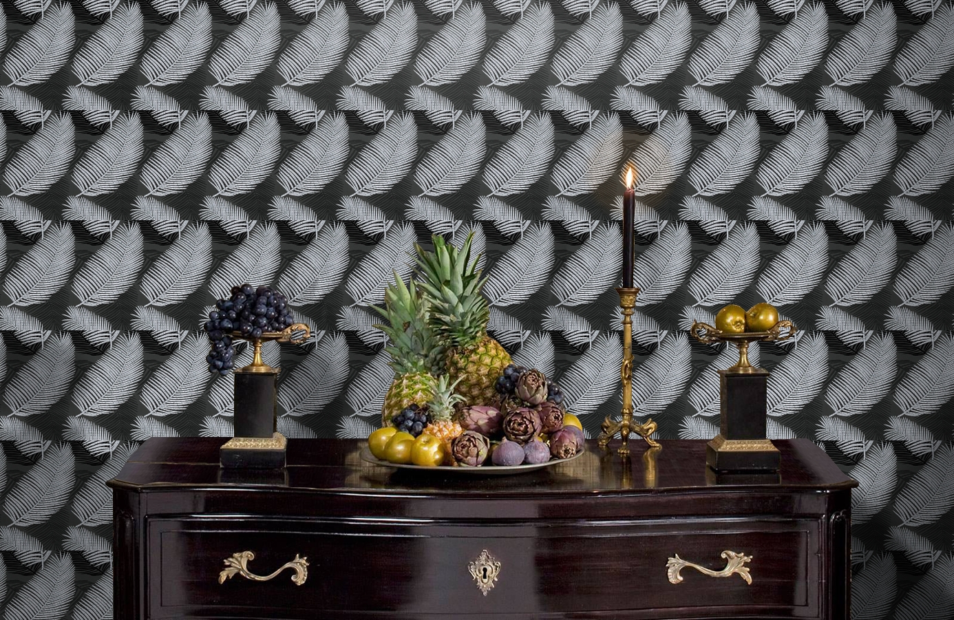 Обои 958782 фото в интерьере гостиной