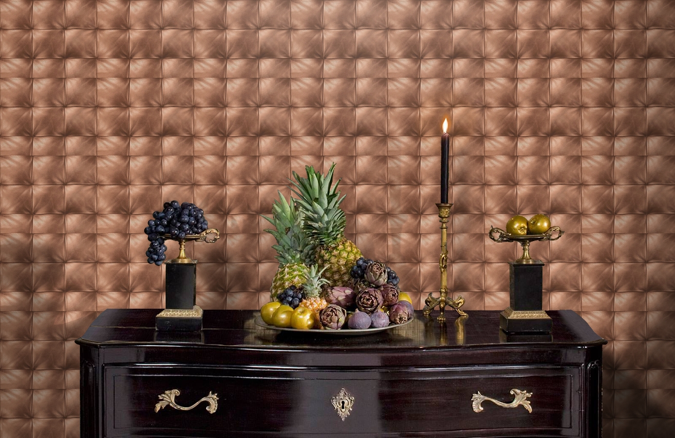 Обои 95999-1 фото в интерьере гостиной