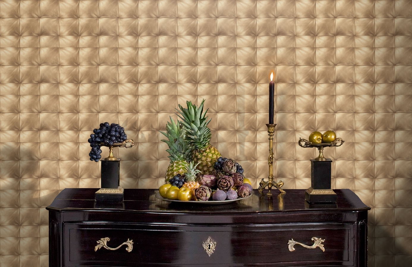 Обои 95999-3 фото в интерьере гостиной