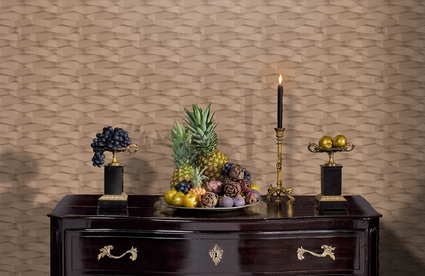 Обои 96000-1 фото в интерьере гостиной