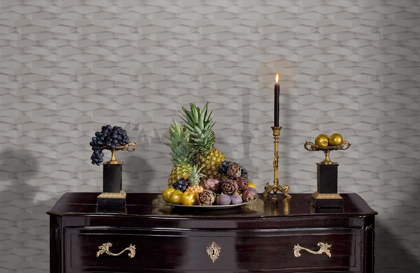 Обои 96000-3 фото в интерьере гостиной