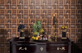 Обои 96030-1 фото в интерьере гостиной превью